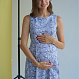 Платье для беременных и кормящих " Савона" в  цветочном принте  0