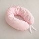 Подушка для беременных универсальная , розового цвета, принт горошек 0
