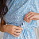 Платье для беременных и кормящих " Леди" в голубом цвете 2