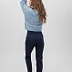 Классические брюки для беременных в синем цвете 3