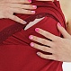 Пижама для беременных и кормящих в бордовом цвете 1