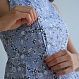 Платье для беременных и кормящих " Савона" в  цветочном принте  5