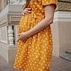 Платье для беременных "Магнолия" принт горох 2
